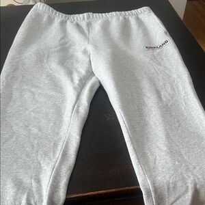 Kirkland Signature men’s Light Gray Joggers sweats